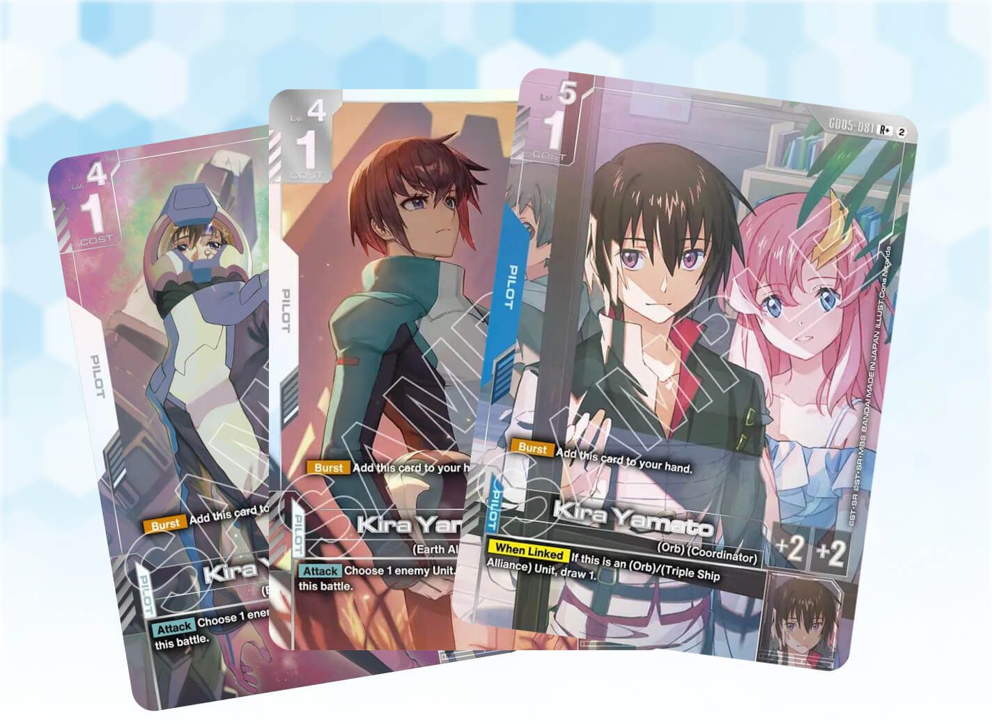 Collecting Gundam SEED's Kira Yamato In The Gundam Card Game