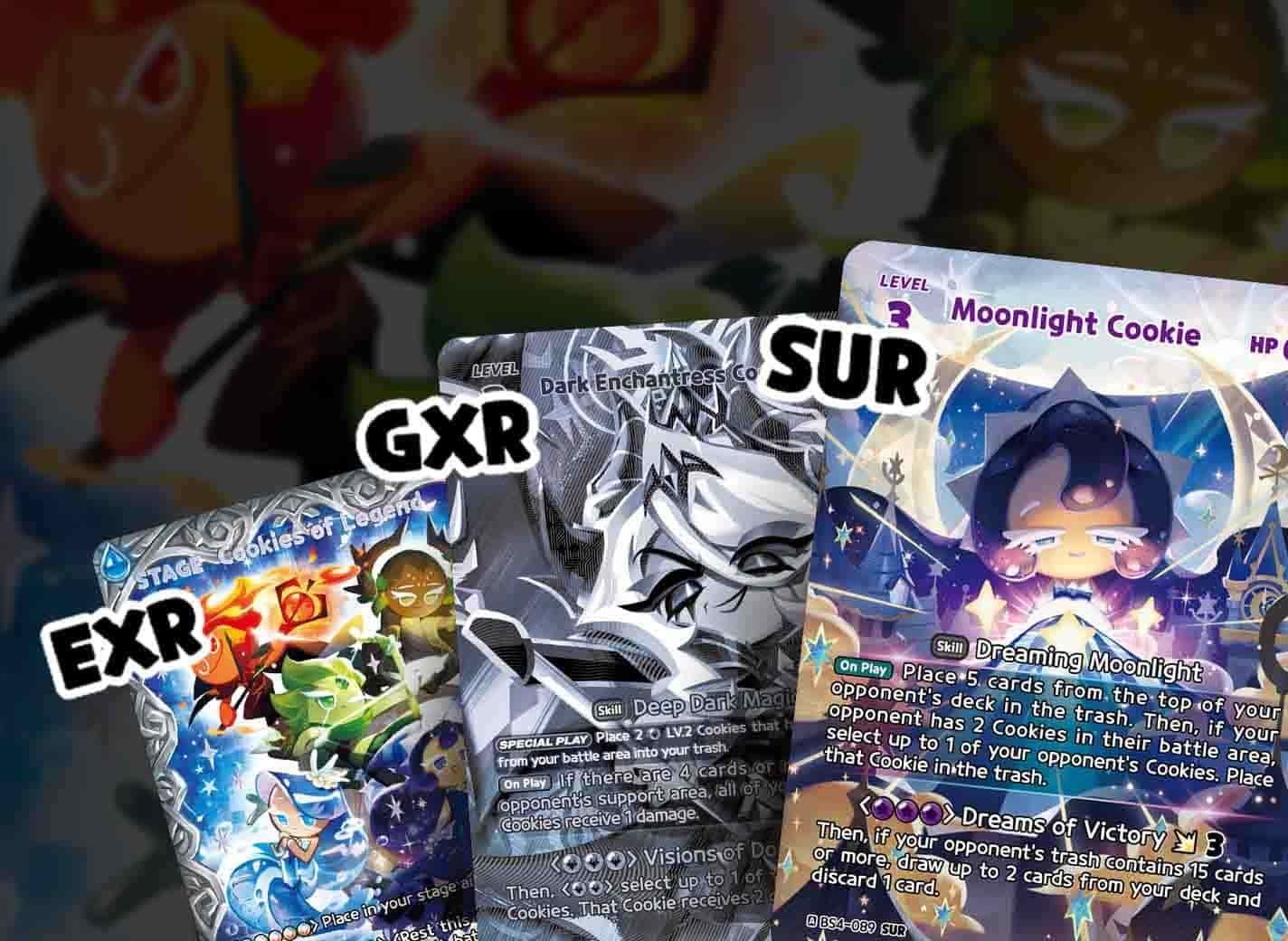 741　【激レア！】Disney クッキージャー CookieRun: Braverse TCG Rarities Explained: Introducing GXR