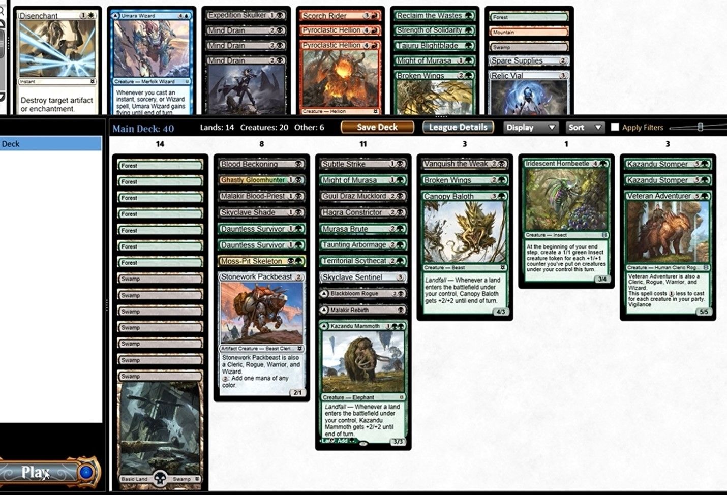 Zendikar Rising Archetype Vault BG Counters TCGplayer Infinite