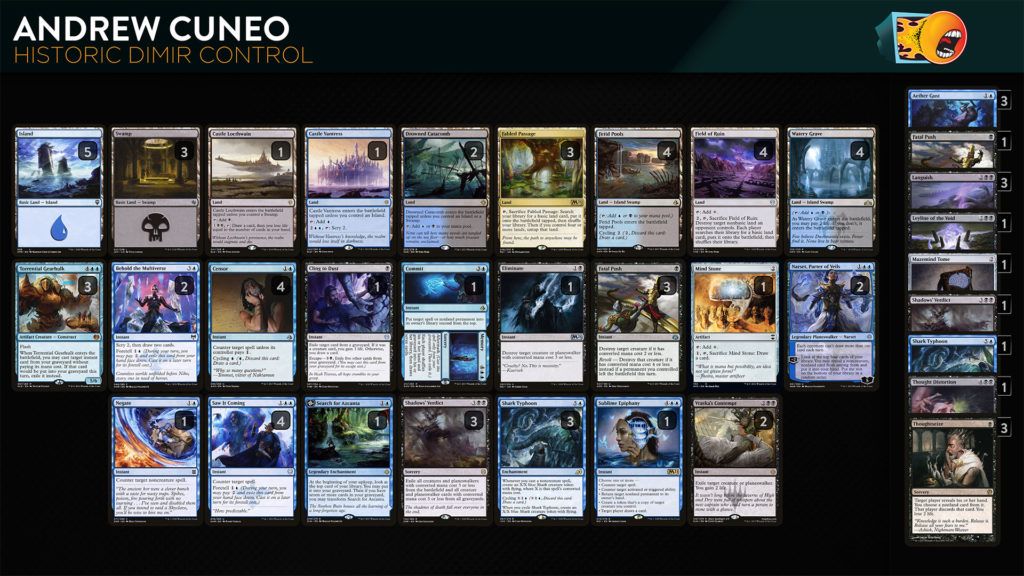 Deck Highlight Andrew Cuneo's Historic Dimir Control TCGplayer Infinite