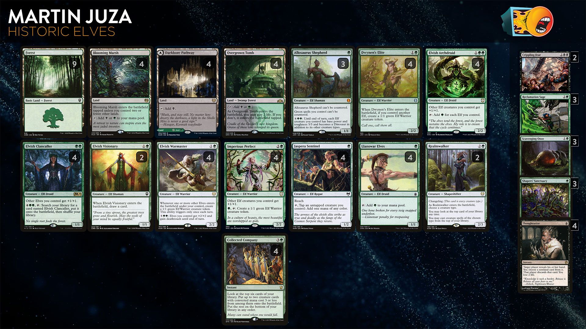 mtg elf commander deck list Lathril, Blade of the Elves Tribal Tokens Magic CommanderComplete Your elves get to work making mana Custom Commander Deck*** Nath of
