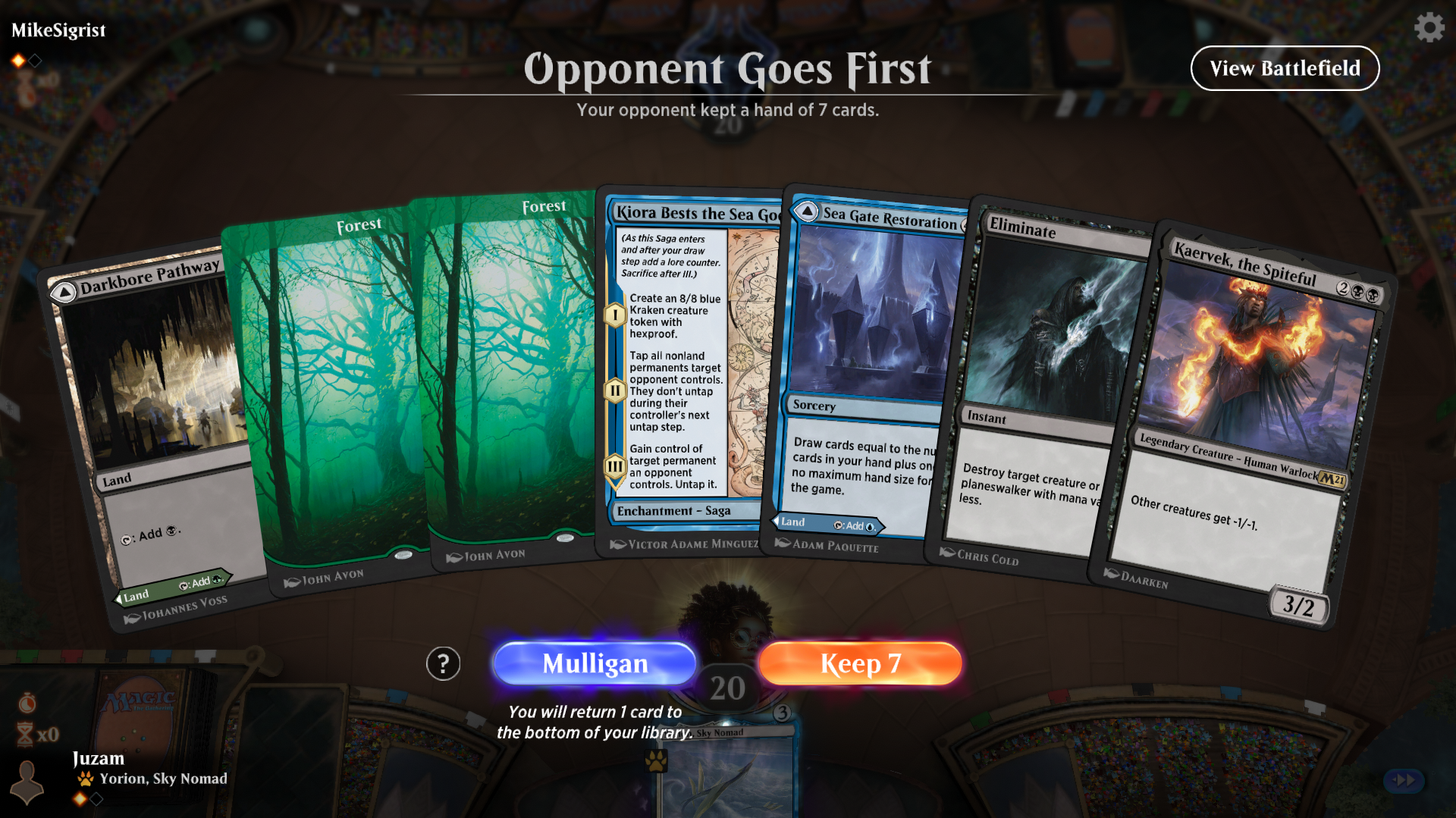 using mtg cards in d&d Tributary Instructor - MTG Single Card
