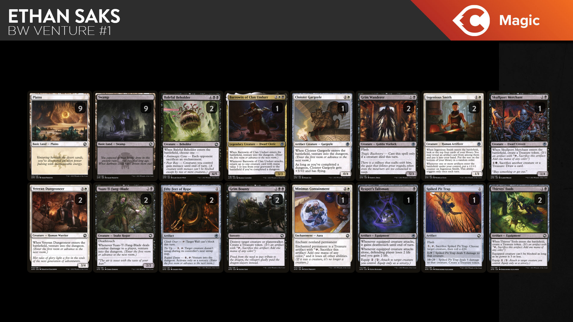 venture into the dungeon mtg card list Venture into dungeon? : r/mtg