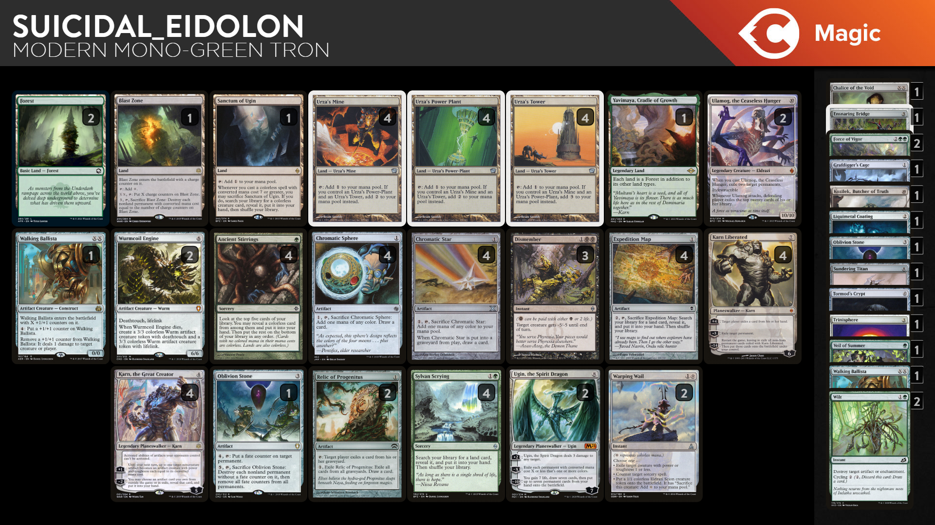 mtg tron cards BLUE Mono U Tron: MTGO's Best