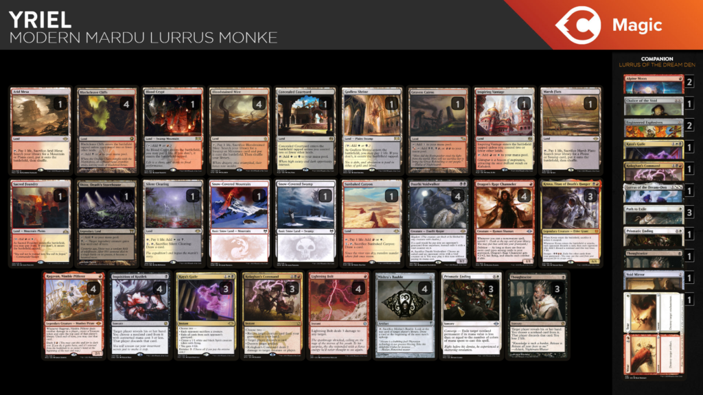 Modern Mardu Lurrus Monke Deck Highlight TCGplayer Infinite
