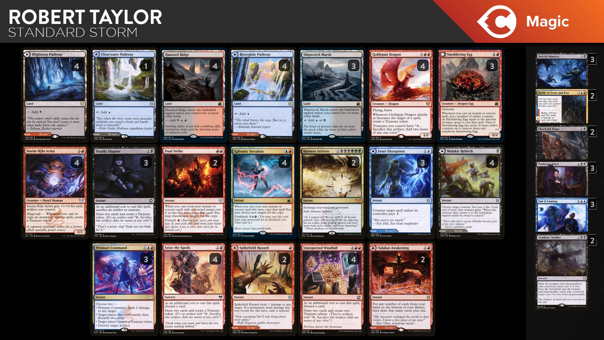mtg commander storm deck Storm