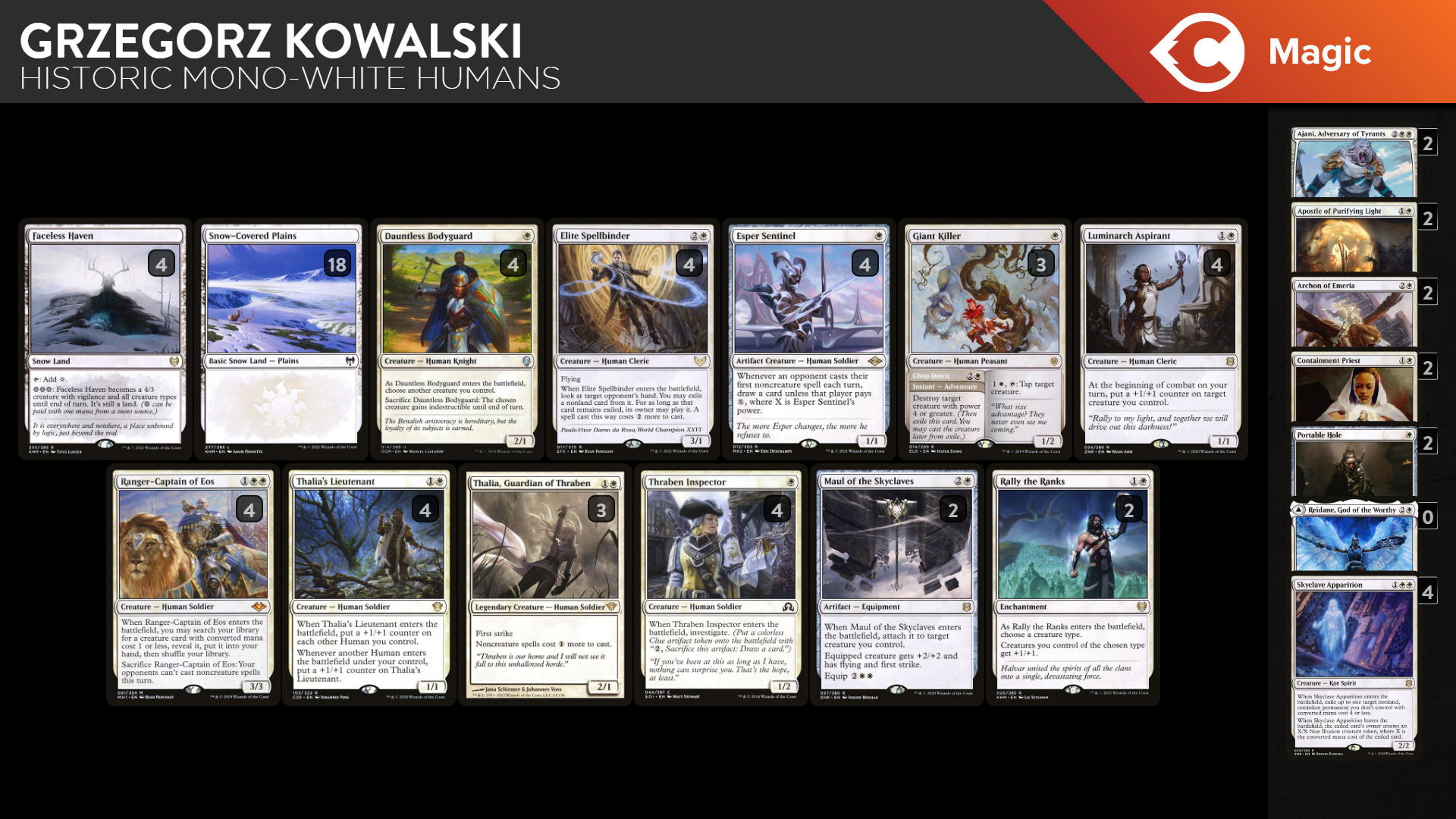 mtg are all cards spells MTG Commander Deck EDH Deck Winota, Joiner of Forces 100 Magic Cards –  Moonveil Games main image 1