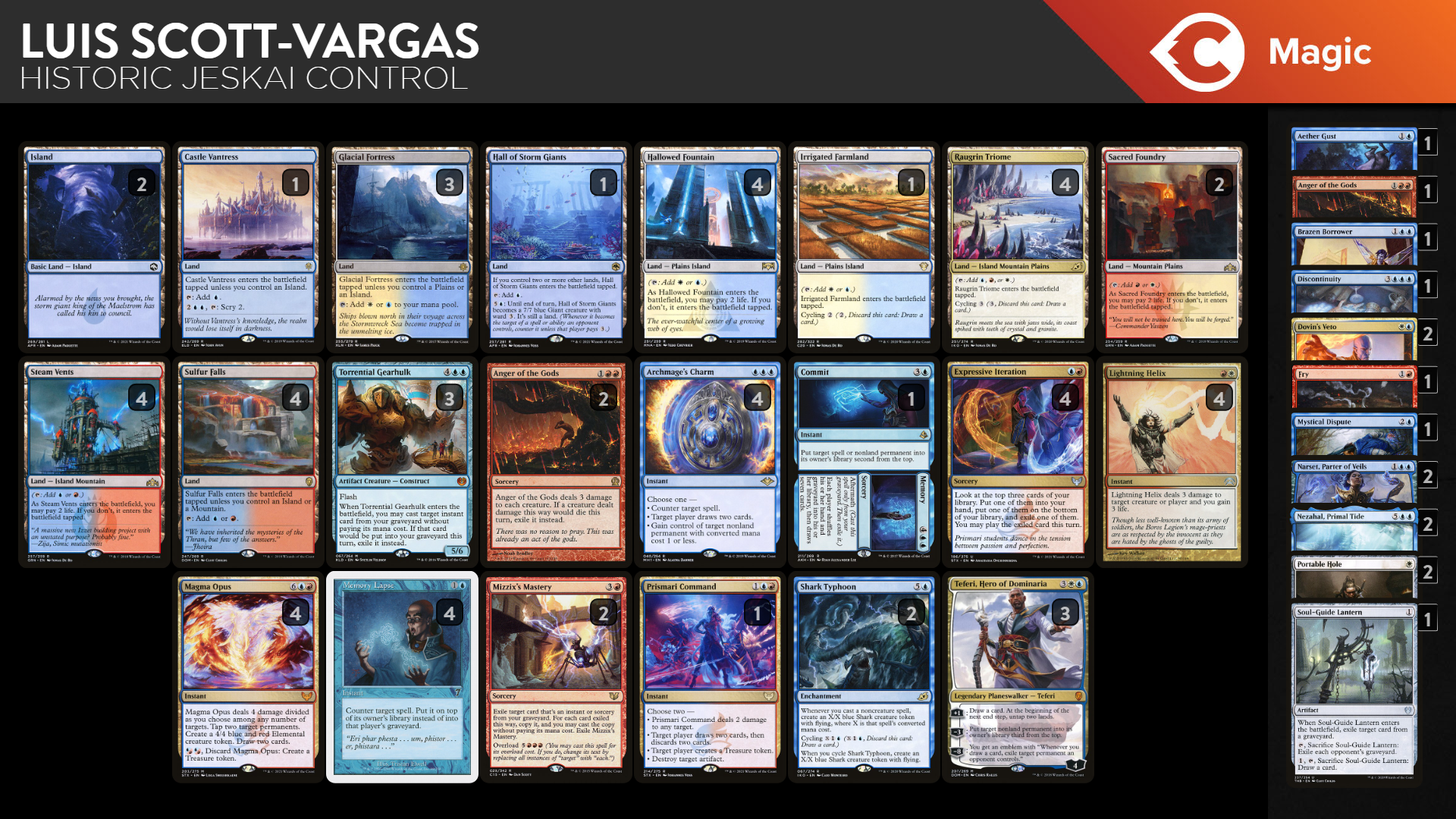 Historic Jeskai Control for the Arena Open! - Deck Guide Update
