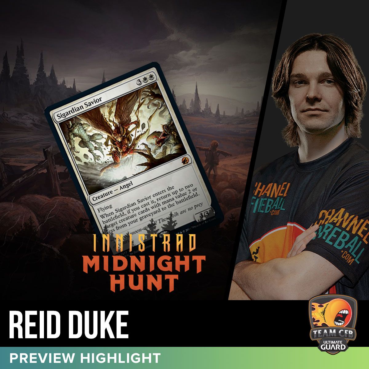 【PSA10】SIGARDIAN SAVIOR Sigardian Savior (Extended Art) | Innistrad: Midnight Hunt