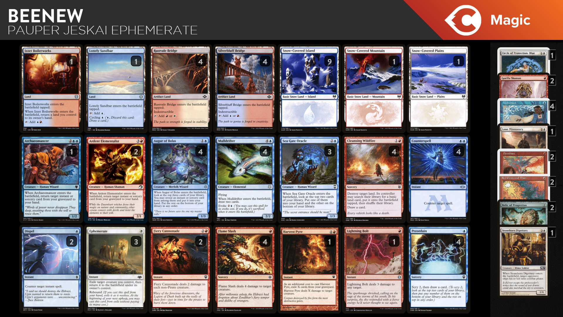 mtg innistrad midnight hunt commander deck list Magic: The Gathering Innistrad: Coven Counters (Green-White) : Toys & Games Grow your forces Pauper Power Rankings - Innistrad: