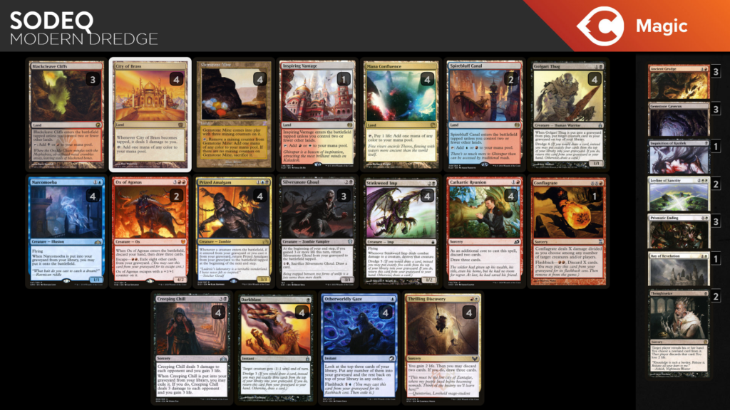 mtg dredge commander deck Elite Graveyard EDH Deck- Muldrotha - Green Black Blue - Custom Built - - you may mill two cards instead Dakmor Salvage (ripple foil)