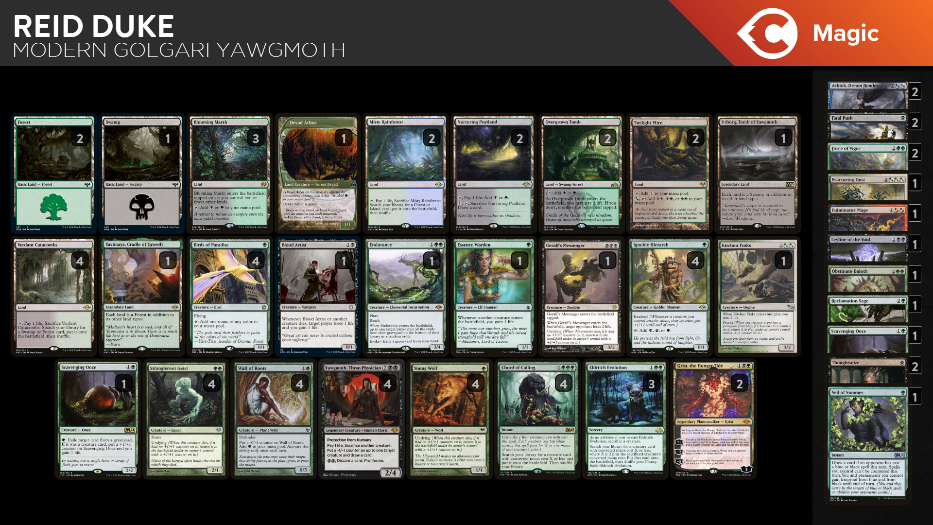 mtg d&d card list Elite Graveyard EDH Deck- Muldrotha Dredge - Green Black Blue - Custom Built - - Commander Modern Golgari Yawgmoth Combo -