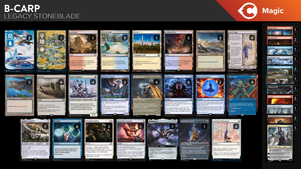 Legacy Stoneblade with Esper Sentinel Deck Guide TCGplayer Infinite