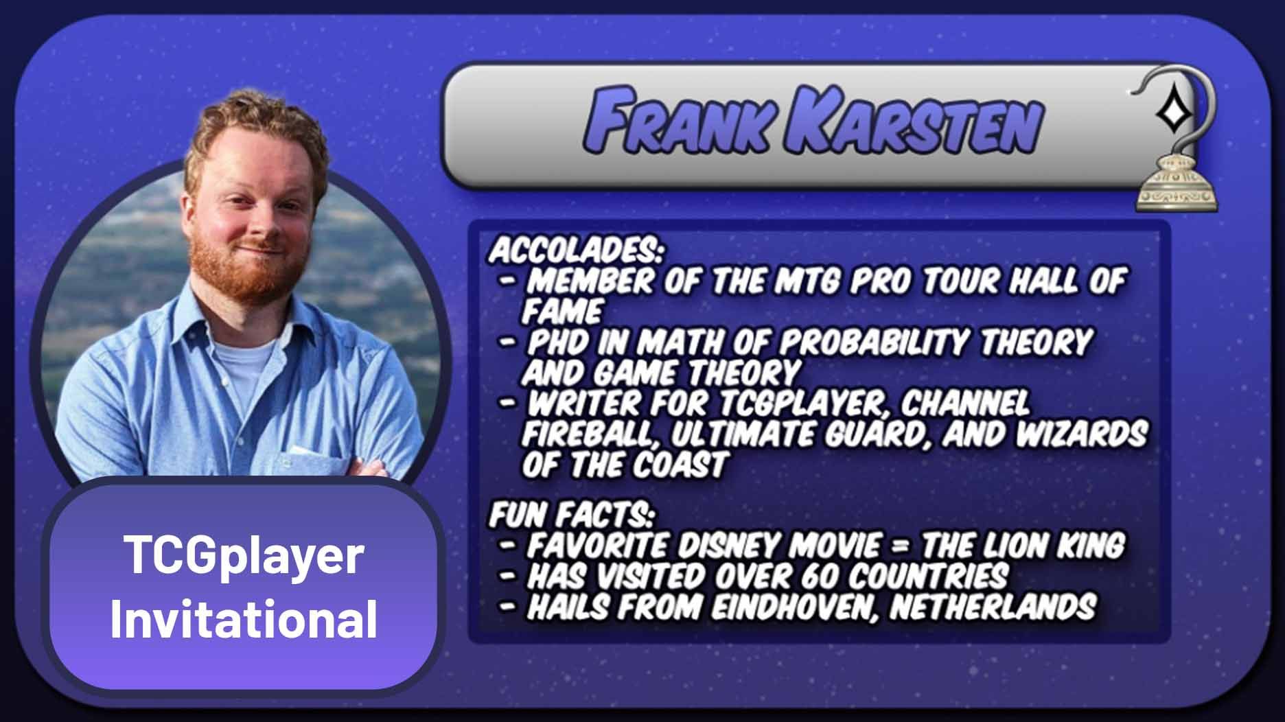 Frank Karsten  Magic Hall of Fame