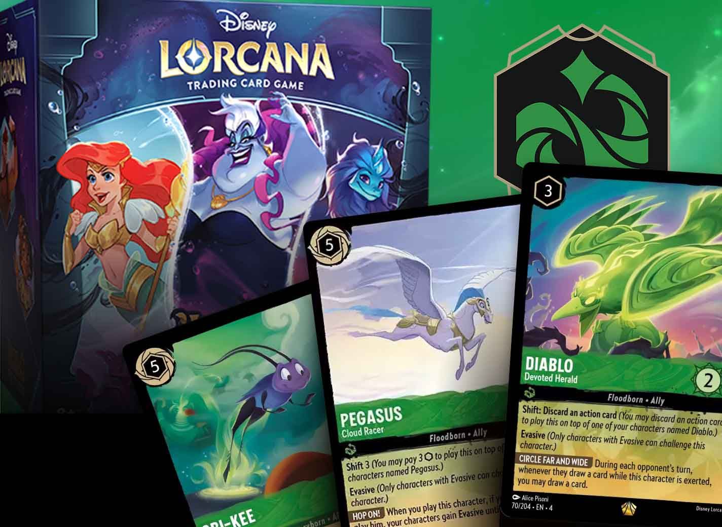 best emerald lorcana cards Goofy Emerald/Ruby aggro list, a deck