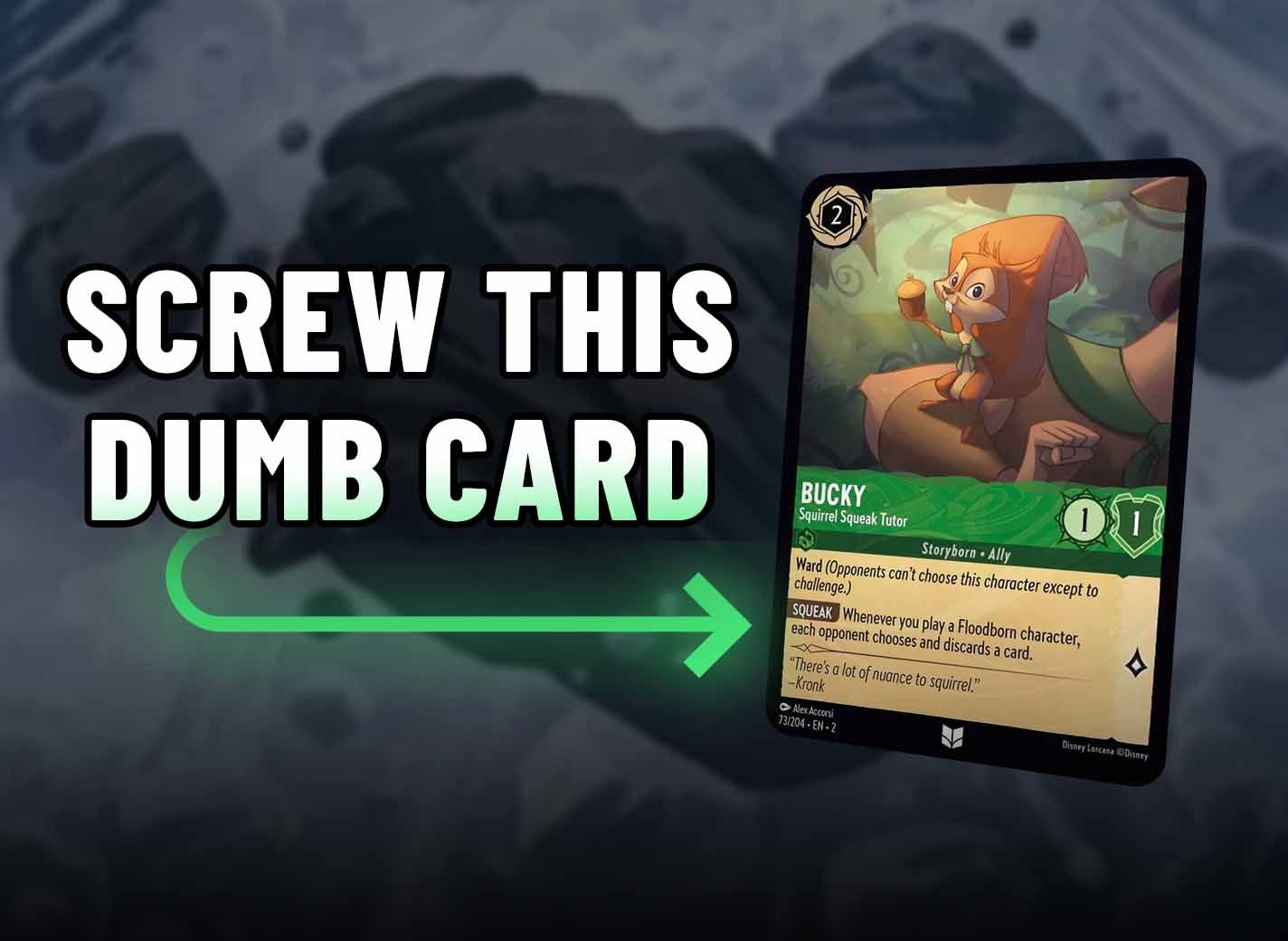 discard lorcana card 
