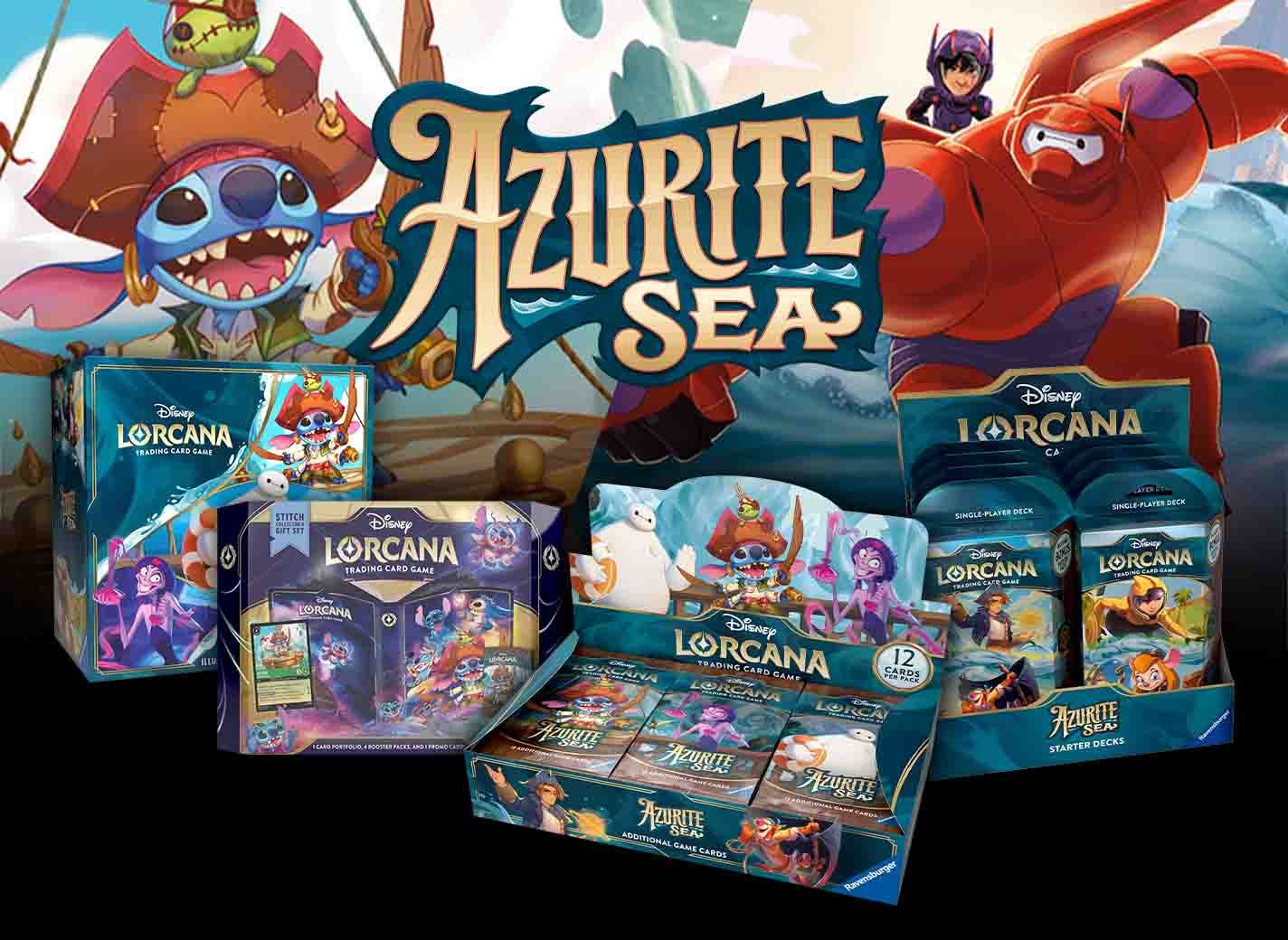 booster box azurite sea Amazon.com: Ravensburger Disney Lorcana TCG: Azurite Sea Illumineer's Trove  | Secure Card Storage | Includes Booster Packs & Comprehensive Guide |  Original Disney Artwork