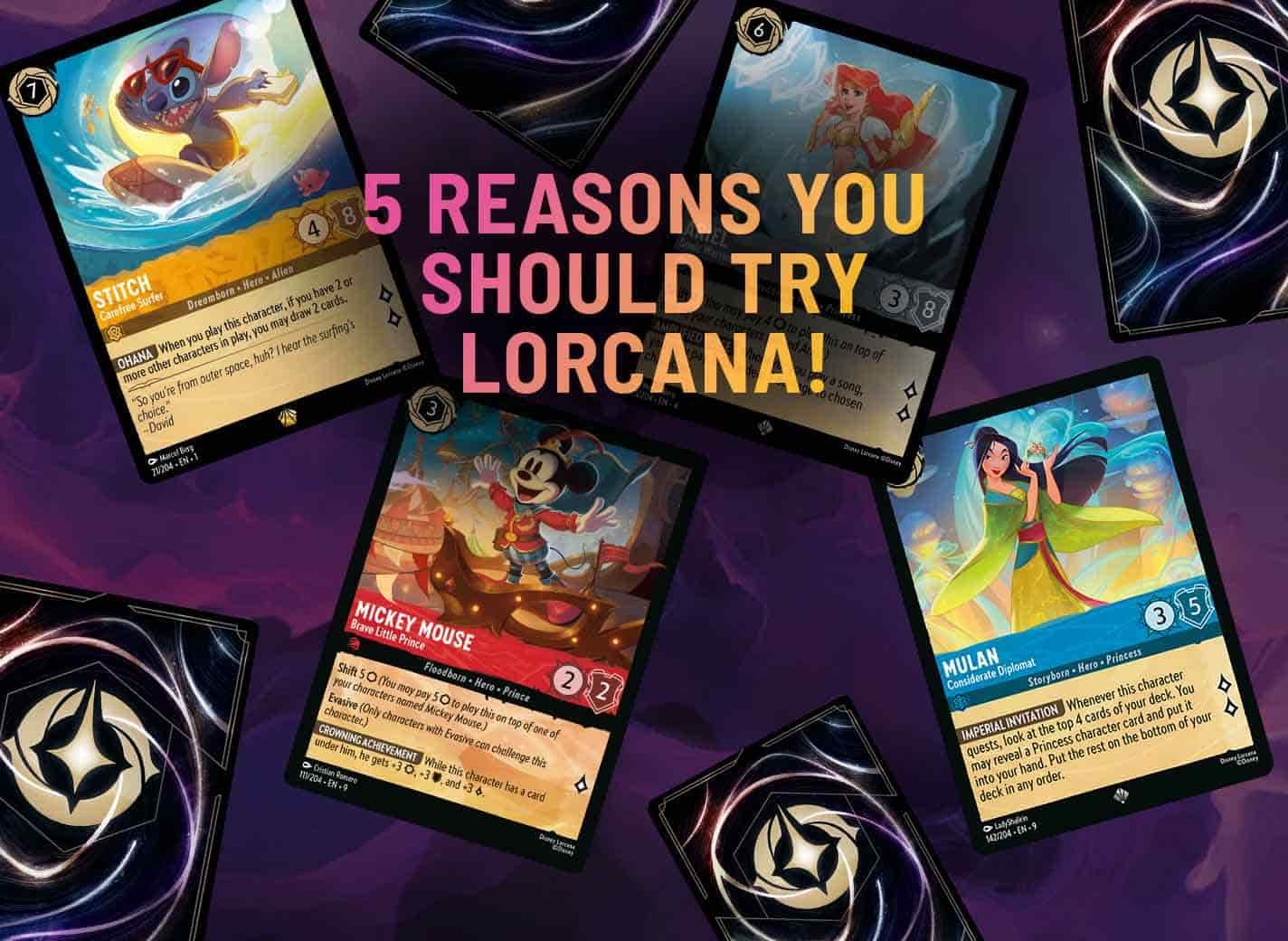 5 Reasons You Should Try The Disney Lorcana Card Game | TCGplayer