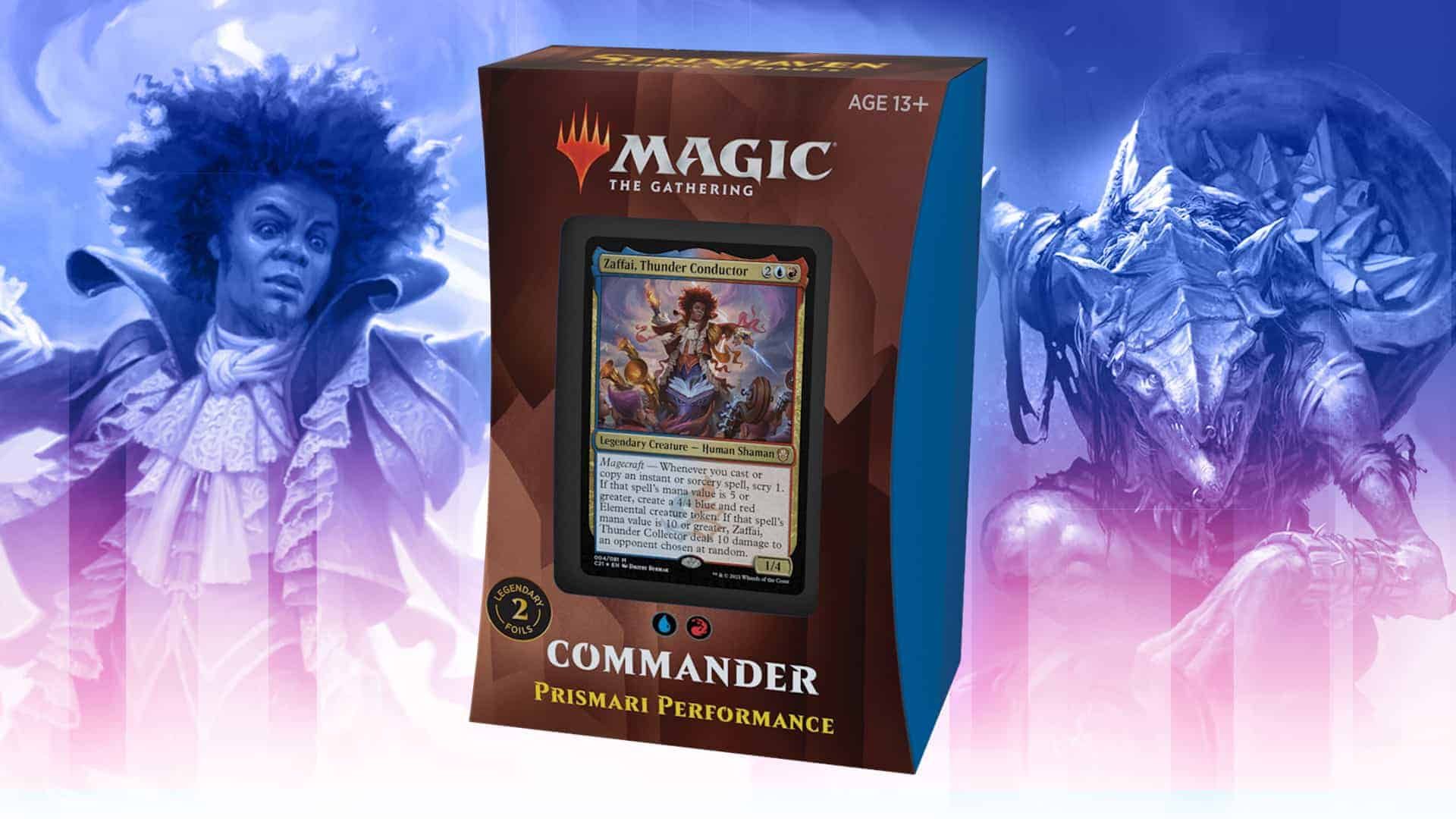Magic The Gathering Strixhaven Commander Deck Prismari Performance  (Blue-Red)