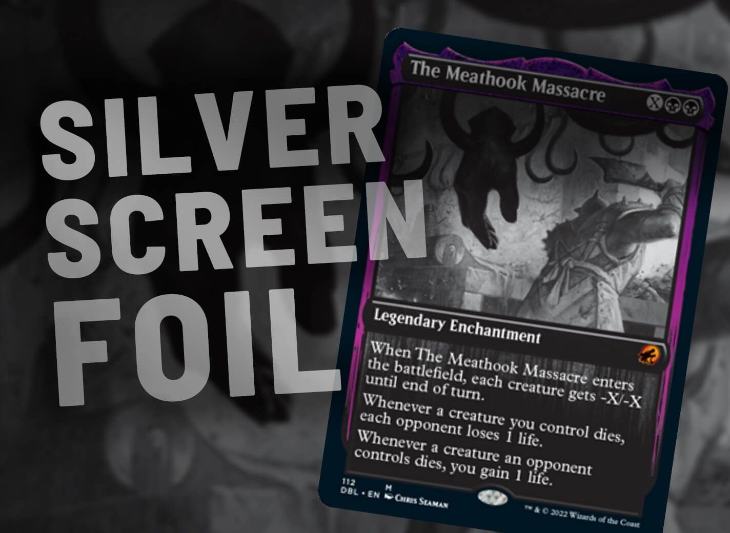 What is a Silver Screen Foil in Magic: The Gathering?