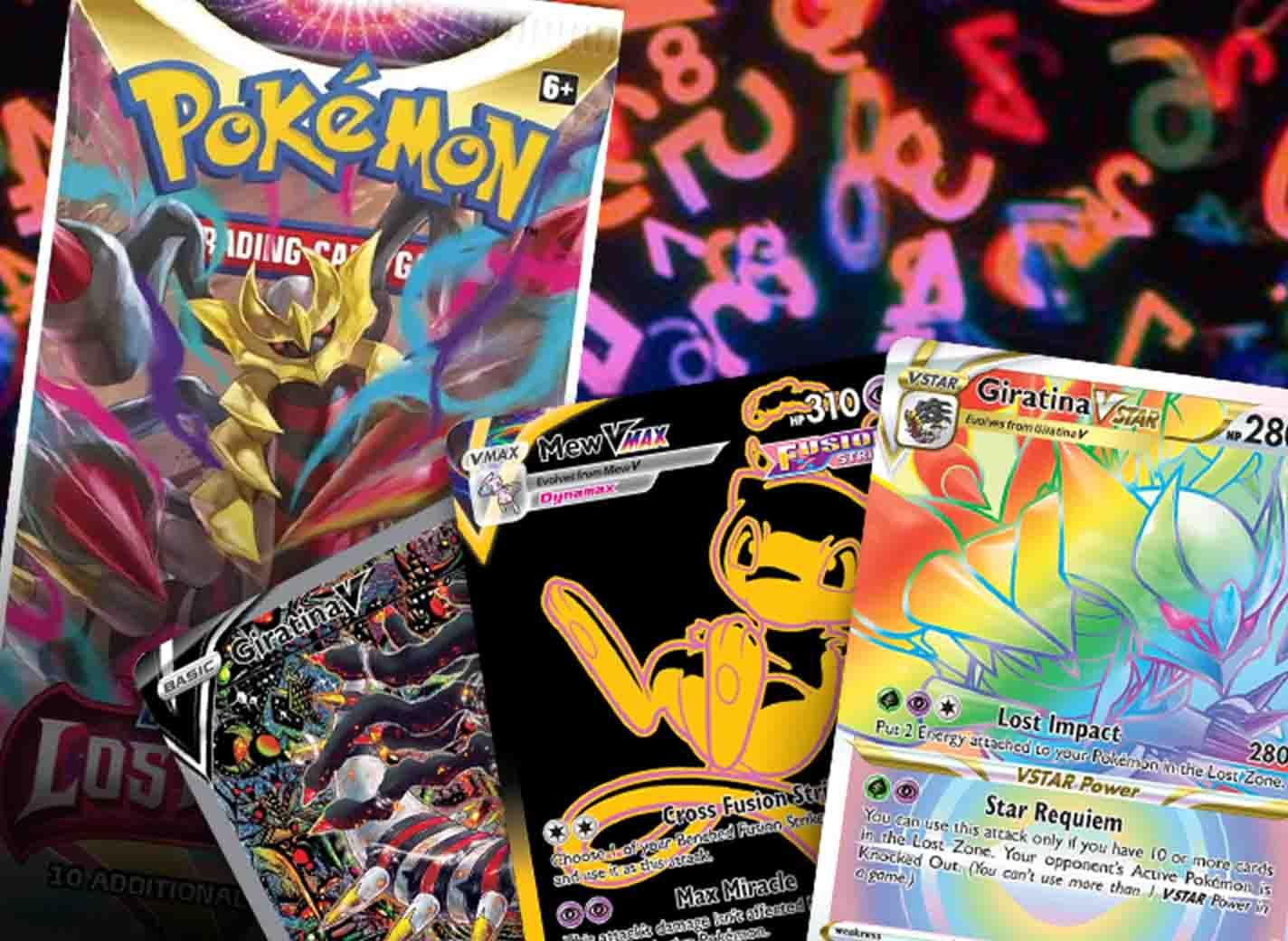 Holographic Giratina V-star Pokémon Card