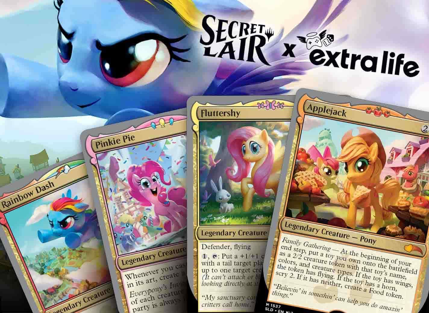 Charity Secret Lair Ponies: The Galloping 2 Brings Everypony to Your Commander Table