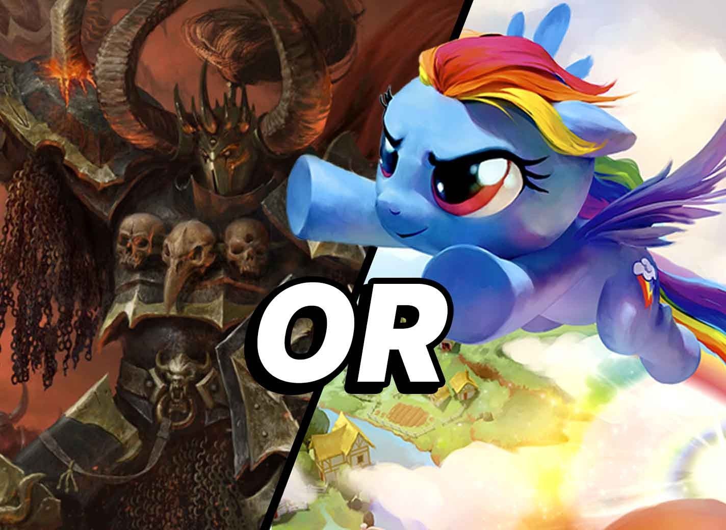 Rule 0 Rainbow Dash Commander: My Little Pony or Apocalypse?