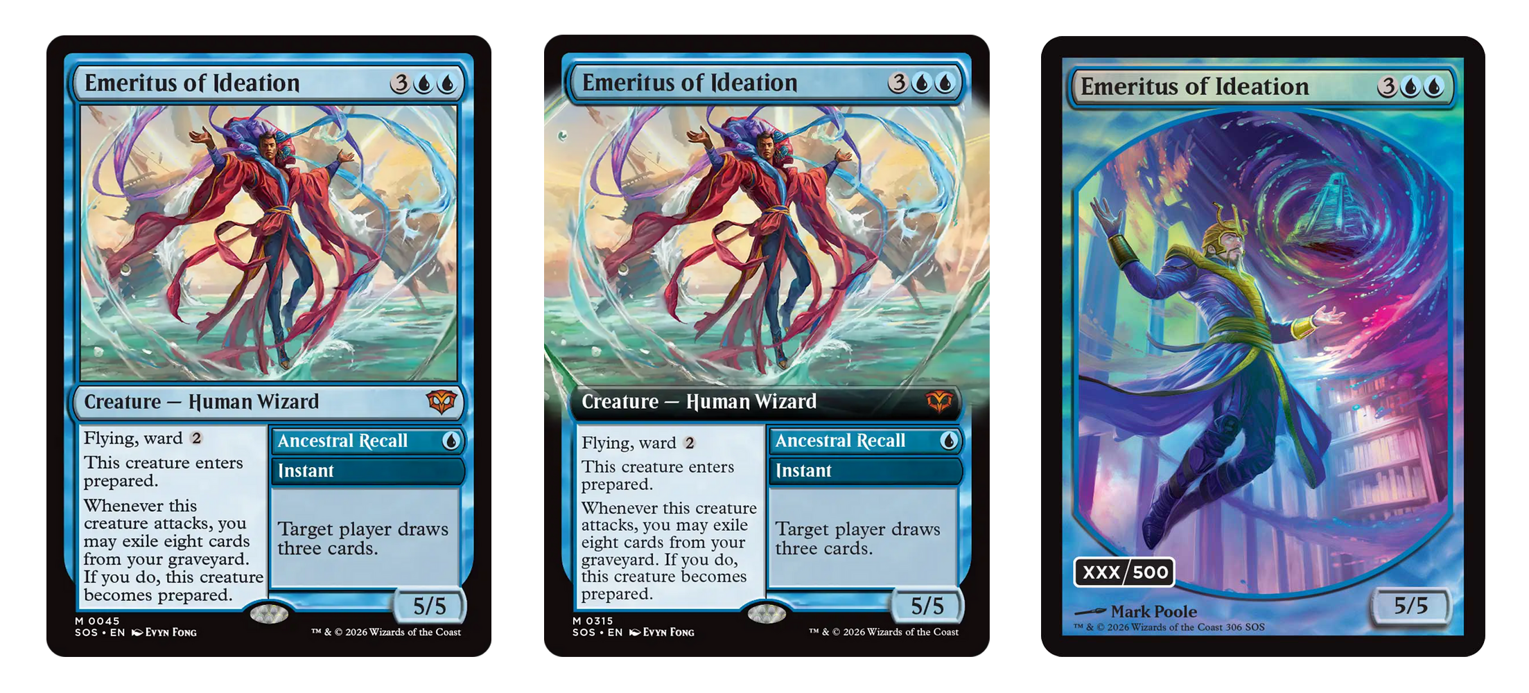 Emeritus of Ideation Headliner Ancestral Recall Secrets of Strixhaven