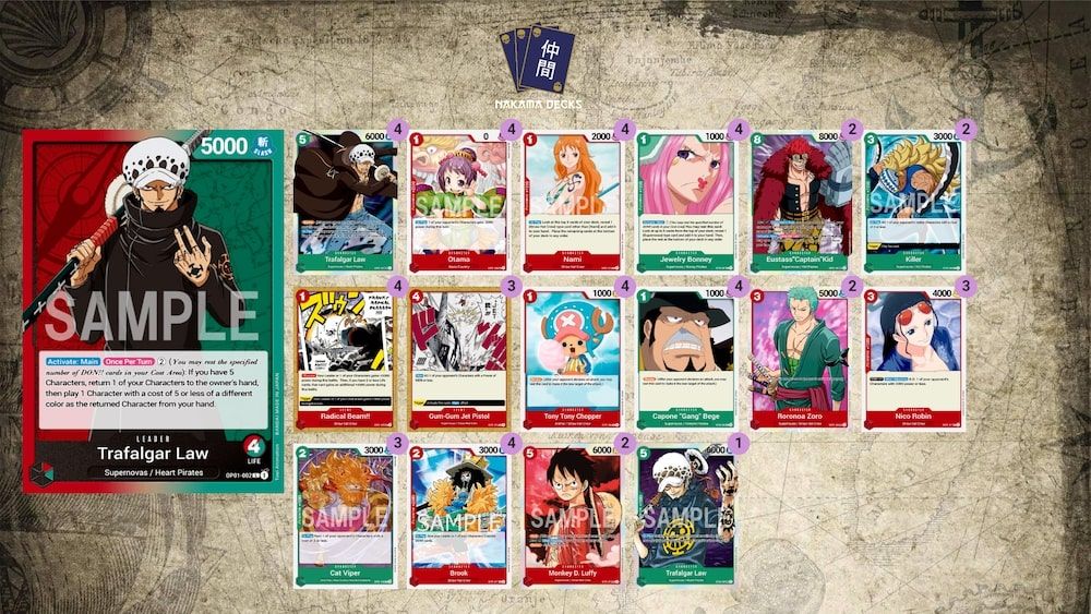 7 Great Decks for the One Piece Card Game | TCGplayer