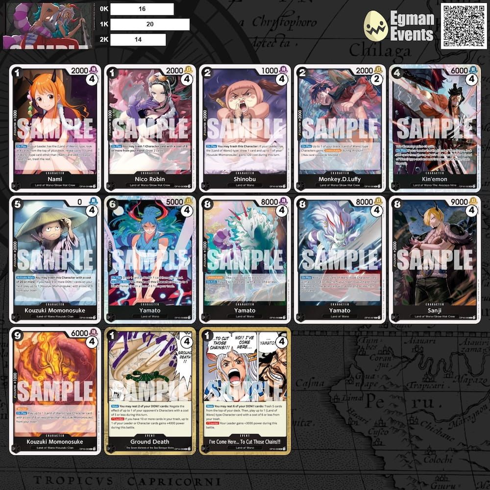 one piece card game deck list One Piece Card Game Meta Tier List