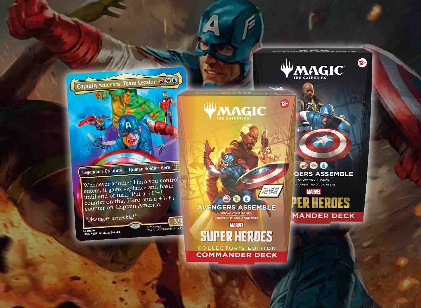 Avengers Assemble Marvel Super Heroes MTG Commander Deck Upgrade