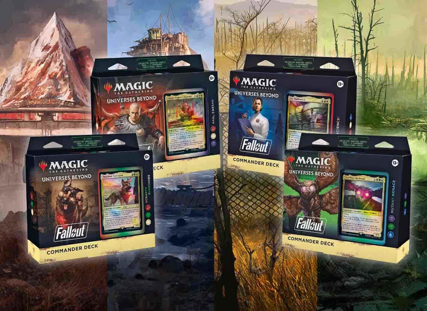 How to Upgrade All Four Universes Beyond Fallout Commander Precons