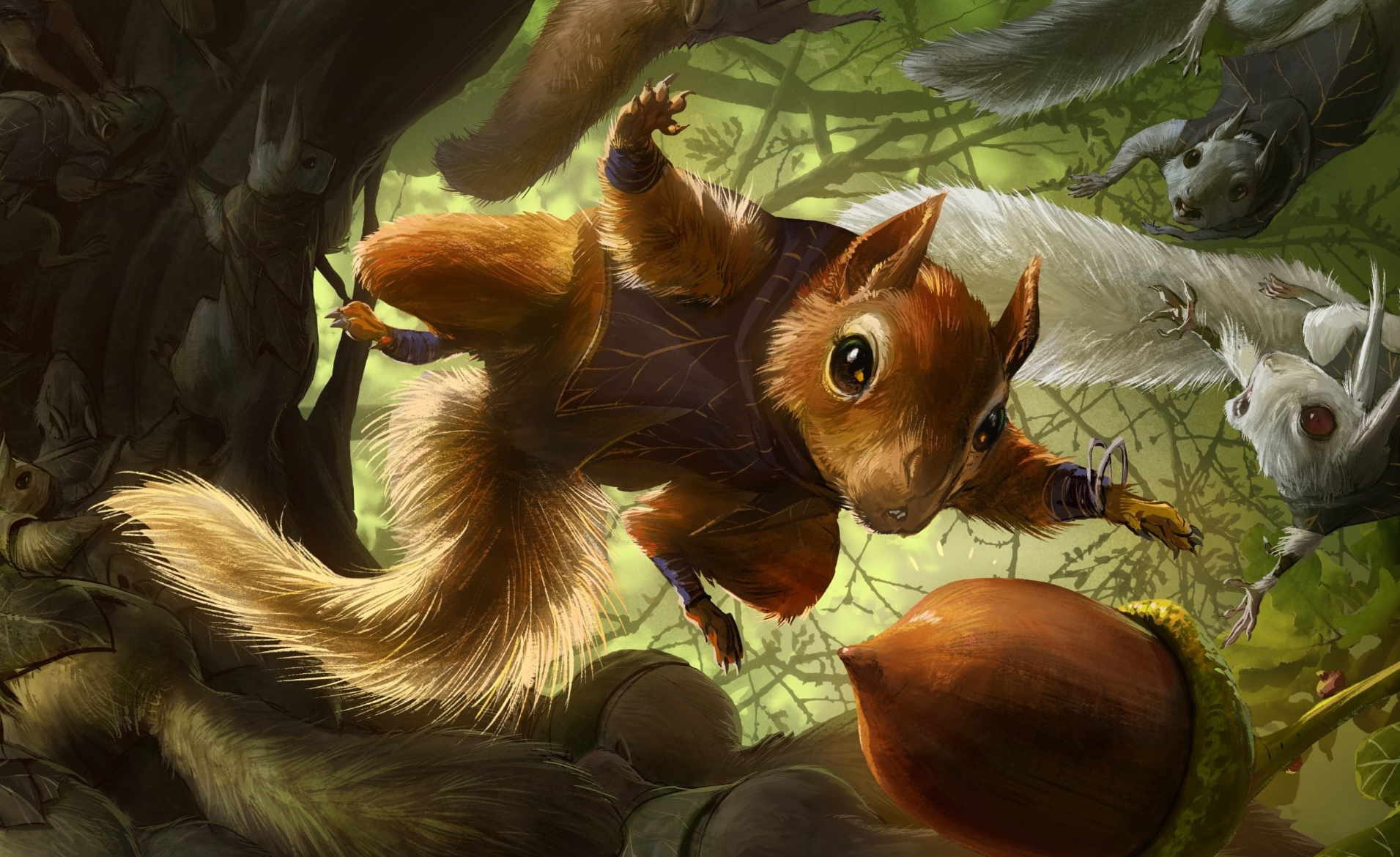 mtg cards with squirrels in the art Chatterfang, Squirrel General Subtype: Squirrel, 39 cards |