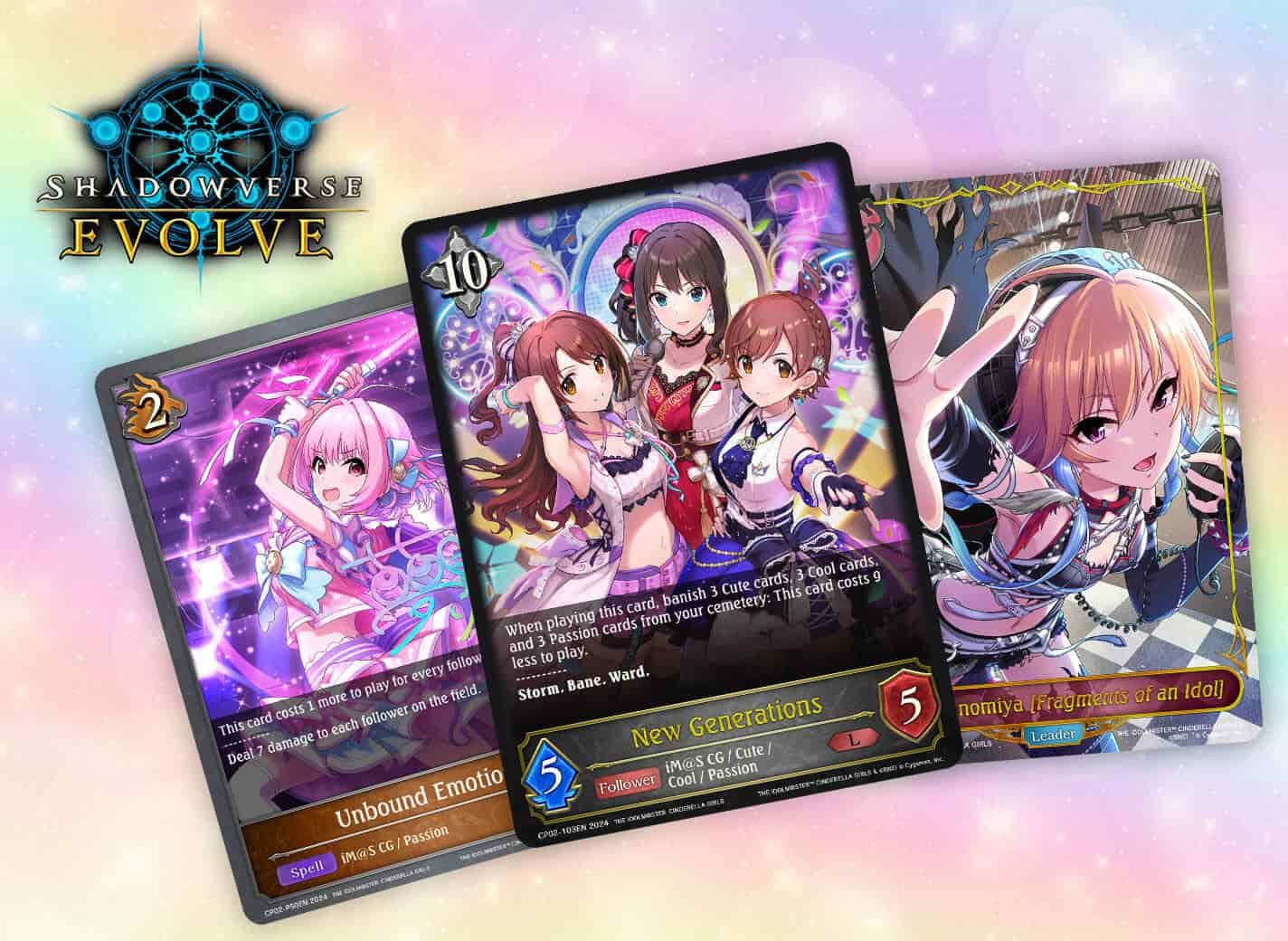 ◎ロストガール Shadowverse: Evolve Brings THE IDOLM@STER CINDERELLA GIRLS