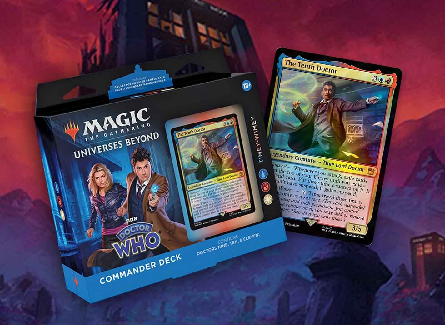 Magic Deck Commander Doctor Who Timey Wimey Inglês