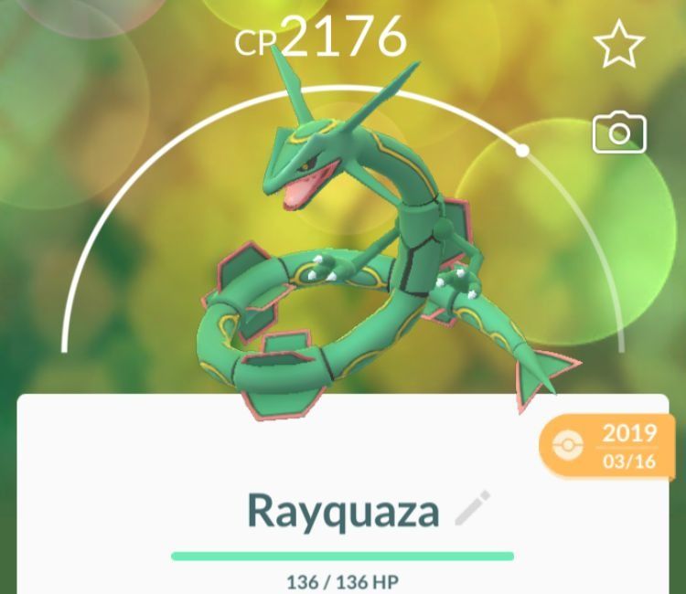 My first ever legendary raid and I got a shiny Rayquaza, honestly