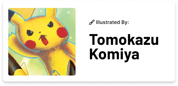 Every Artist Who Worked On Pikachu V Union TCGplayer Infinite   Article Image Tomokazu Komiya 