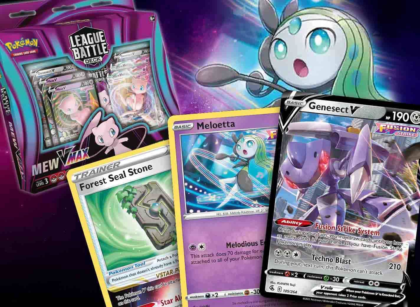 Baralho Batalha De Liga Mew Vmax Pokémon TCG