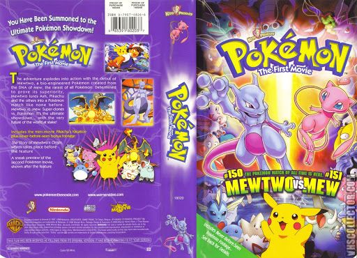 Pokémon Mewtwo Returns VHS Tape