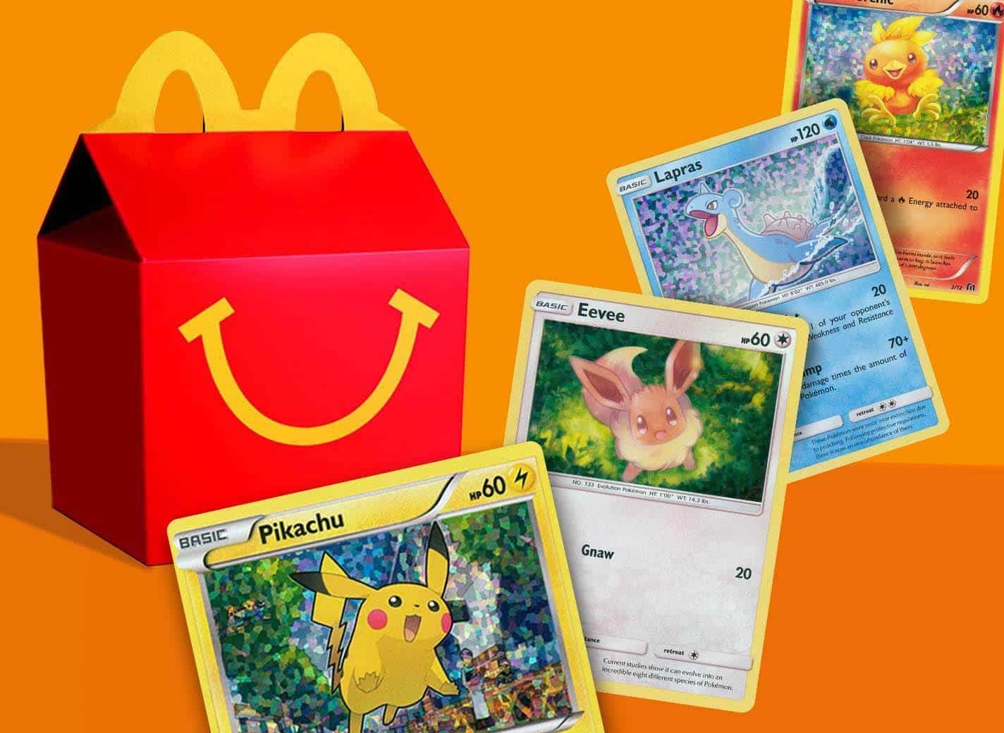 McDonald's Happy Meal Pokemon cards being sold in sets for over £100 on