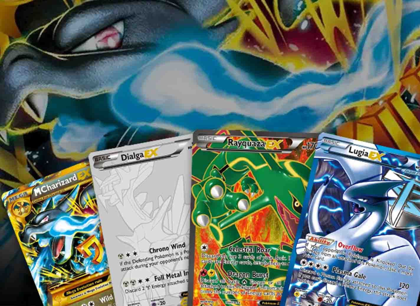 M Rayquaza ex pokemon card