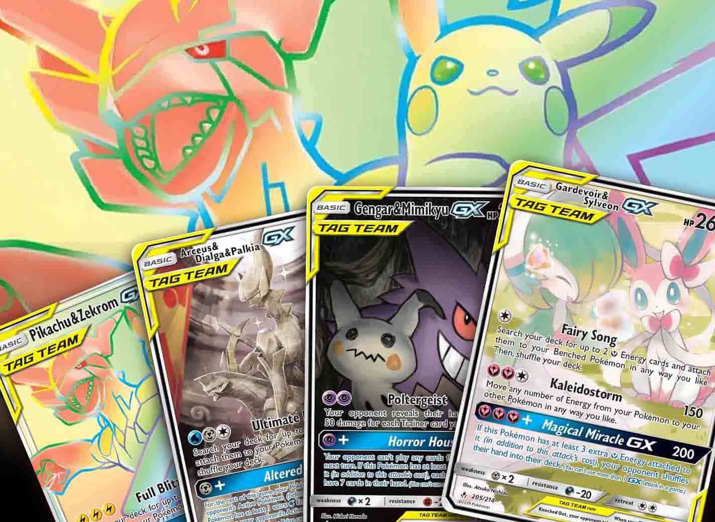 All versions from all sets for Pikachu & Zekrom GX