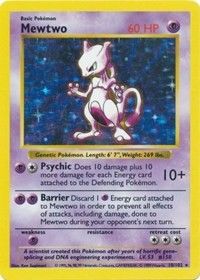 Pokemon Mew and Mewtwo Lv X