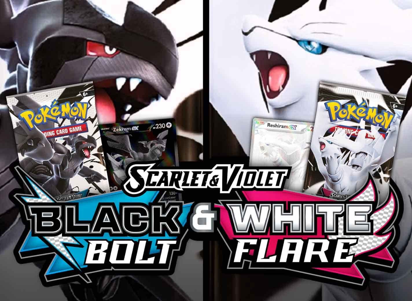 ポケモンカードゲーム NEW 40PACKS Black Bolt White Flare Pokémon TCG: Black Bolt & White Flare - PHD Games