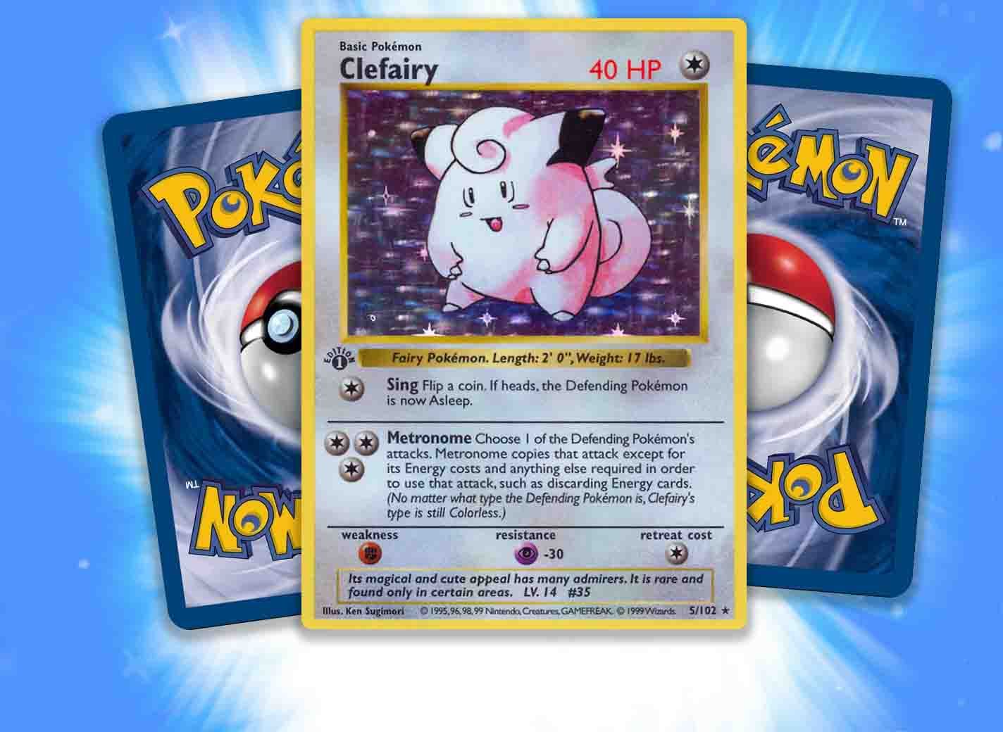 holographic clefairy card value Pokemon - Clefairy (6) - Base Set 2 main image 1