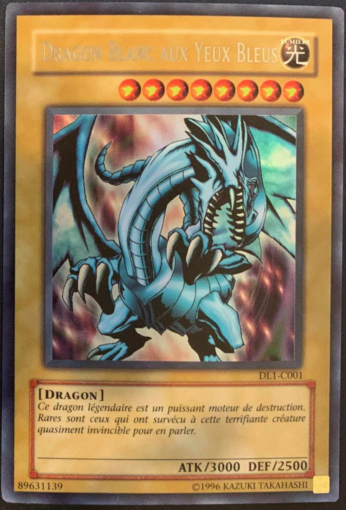 Hard to find! Yugioh Legend Of Blue Eyes White Dragon Booster Pack x8 Rare 