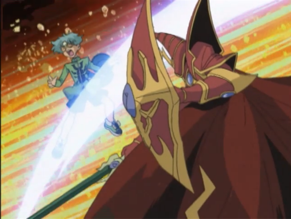 Yami Yugi Overkills Weevil (from Waking the Dragons) on Make a GIF