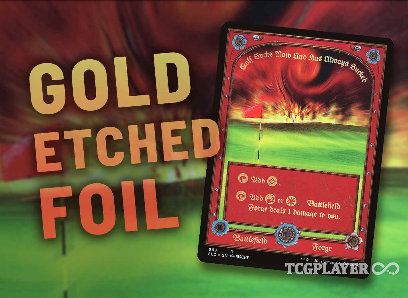 What is a Gold FoilEtched Card in Magic The Gathering? TCGplayer