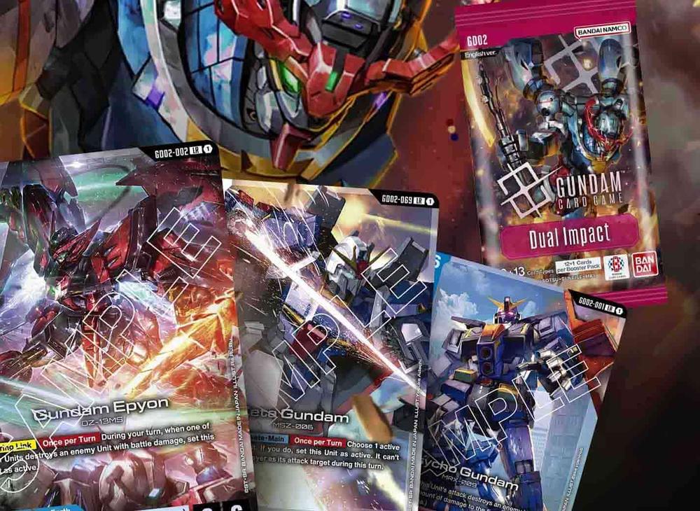gundam card game dual impact booster box preorder Gundam Card Game Japanese: [GD02] Dual Impact Booster Box – 1Collectibles main image 1