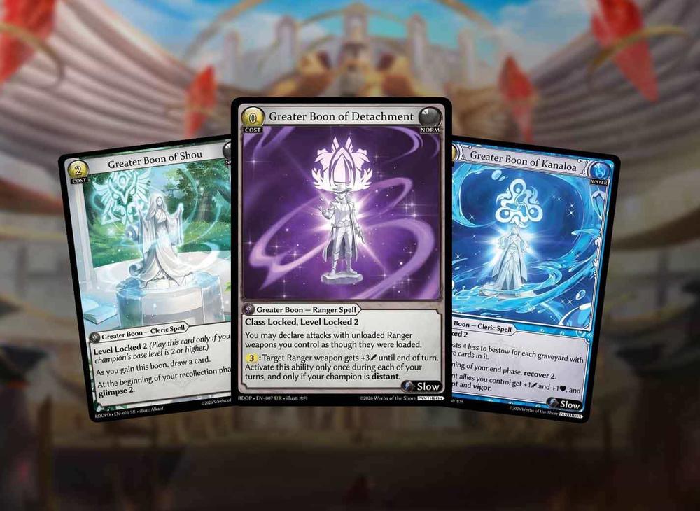 その他 Greater Boon of Proxia All 13 Original Grand Archive TCG Pantheon Greater Boons, Ranked